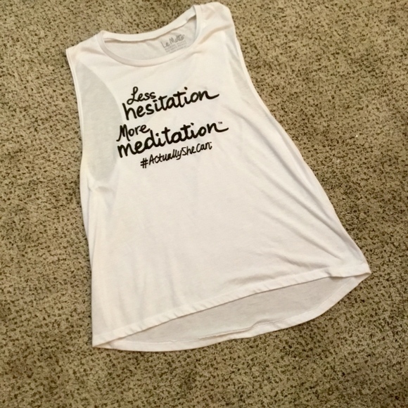 Soft & Cheeky LeMOTTO "Hesitation/Meditation" Tank - Picture 3 of 6